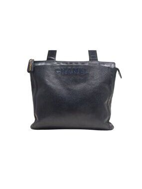Chanel No. 5 Caviar Leather Tote Bag